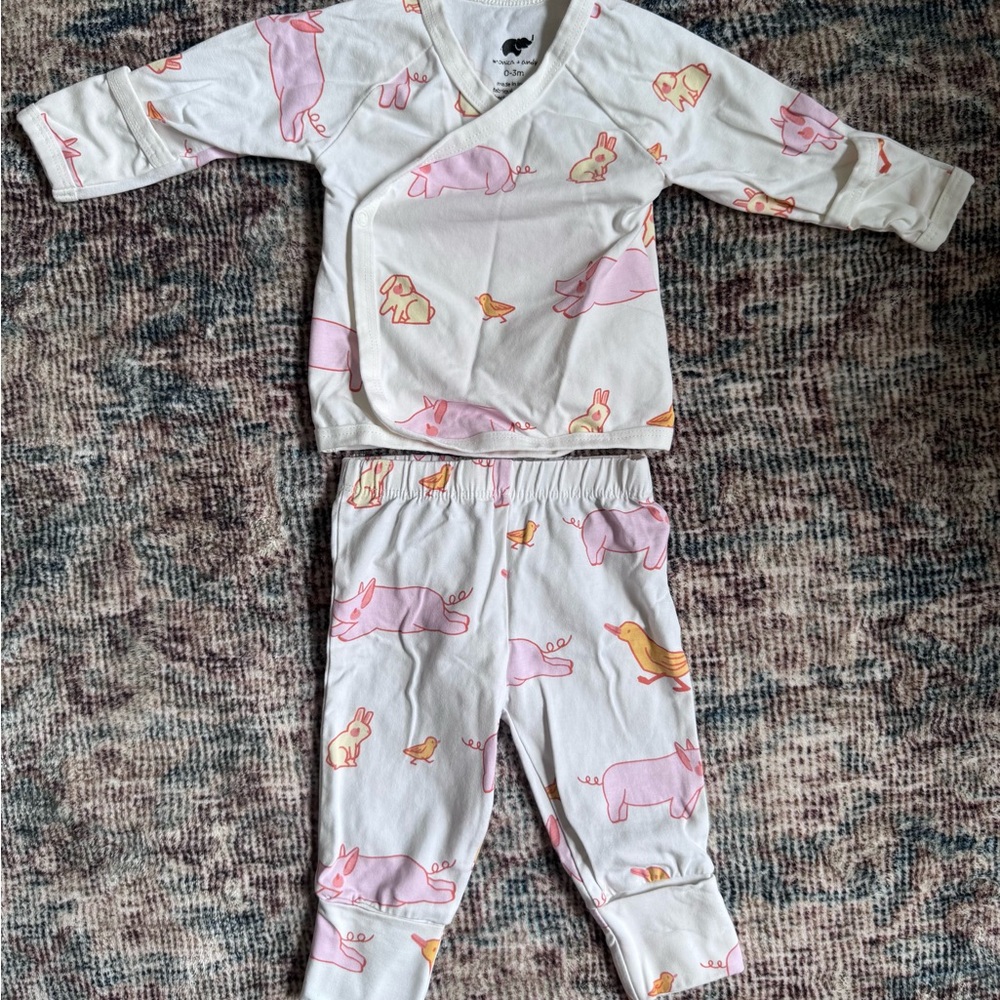 Monica and Andy Animal Print Kids set